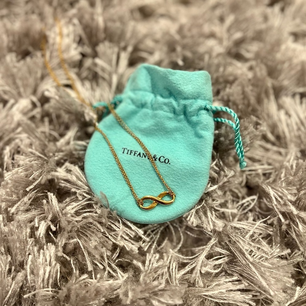Tiffany & Co Rose Gold Infinity Necklace - Picture 3 of 9